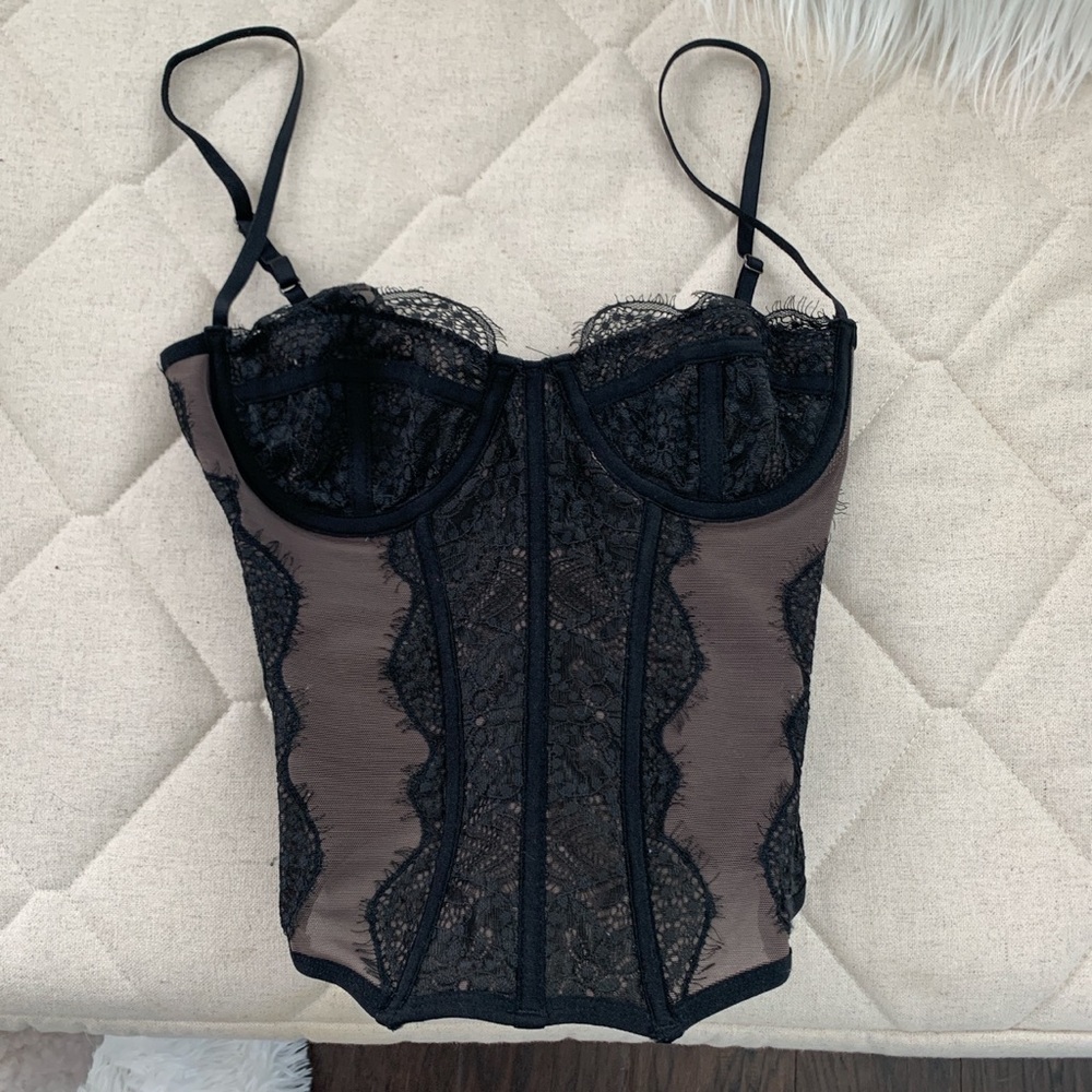 Urban Outfitters Black Corset